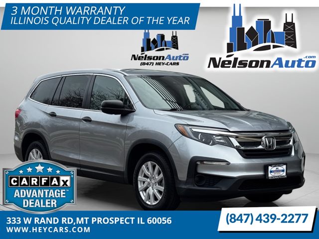 Lunar Silver Metallic 2019 Honda Pilot LX AWD SUV / Crossover All-Wheel Drive Automatic