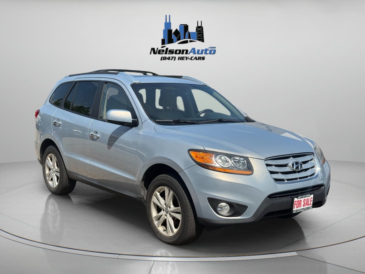 Iridescent Silver Blue Pearl 2010 Hyundai Santa Fe SUV / Crossover Front-Wheel Drive Automatic
