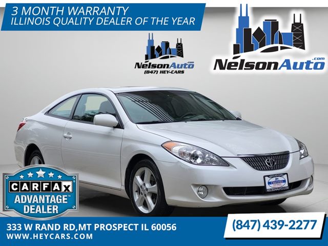White 2005 Toyota Camry Solara Coupe Front-Wheel Drive Automatic