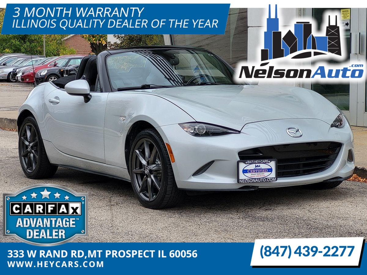 Ceramic Metallic 2016 Mazda MX-5 Miata Convertible Rear-Wheel Drive Automatic