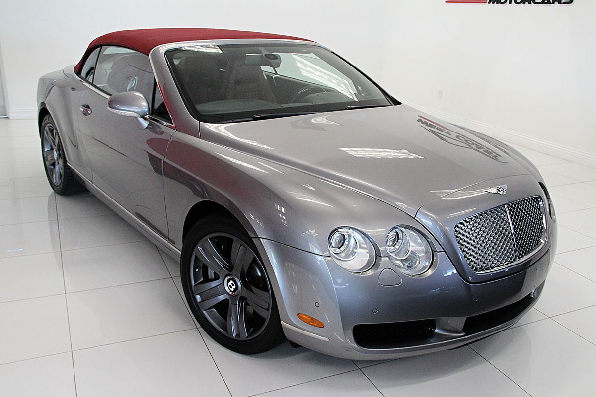 2007 Bentley Continental GTC **MULLINER SPECIFICATION EDITION RED TOP W/ RED INTERIOR!! RARE COLOR COMBO