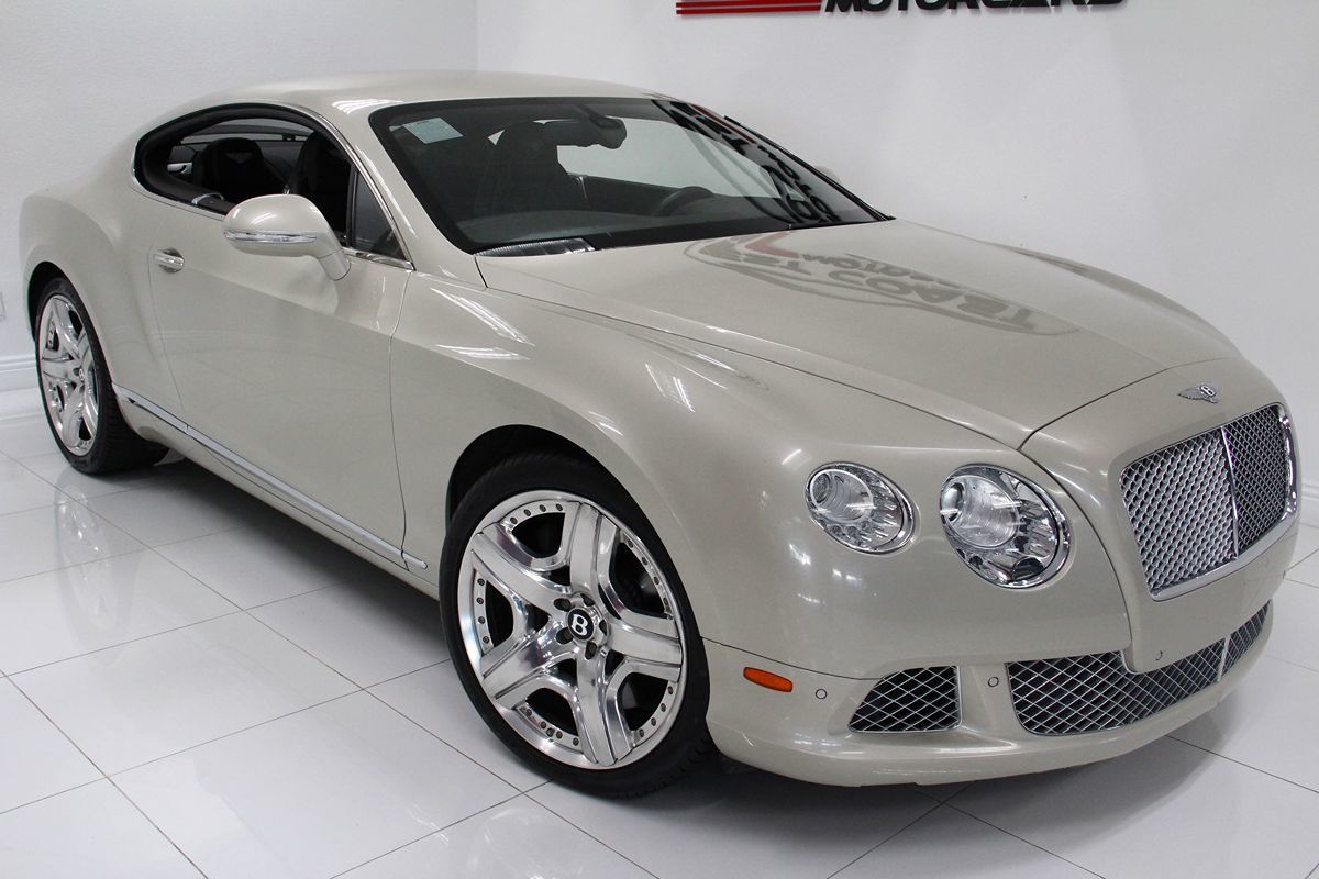 2012 Bentley Continental GT MULLINER SPECIFICATION PKG~RARE WHITE SAND DEALER DEMO COLOR~MASSAGING SEATS!!