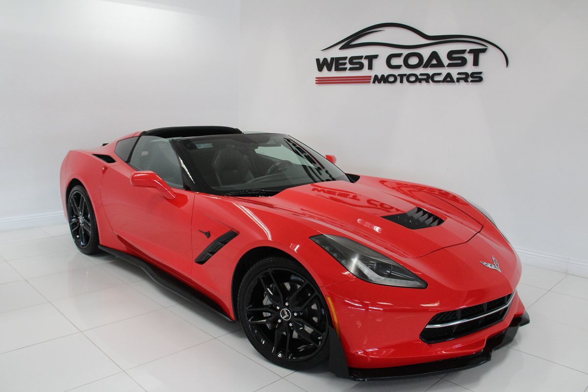 2015 Chevrolet Corvette 1LT STINGRAY ~ EXCLUSIVE TORCH RED EXTERIOR~ LOW MILES~REMOVABLE TOP~ FULLY LOADED