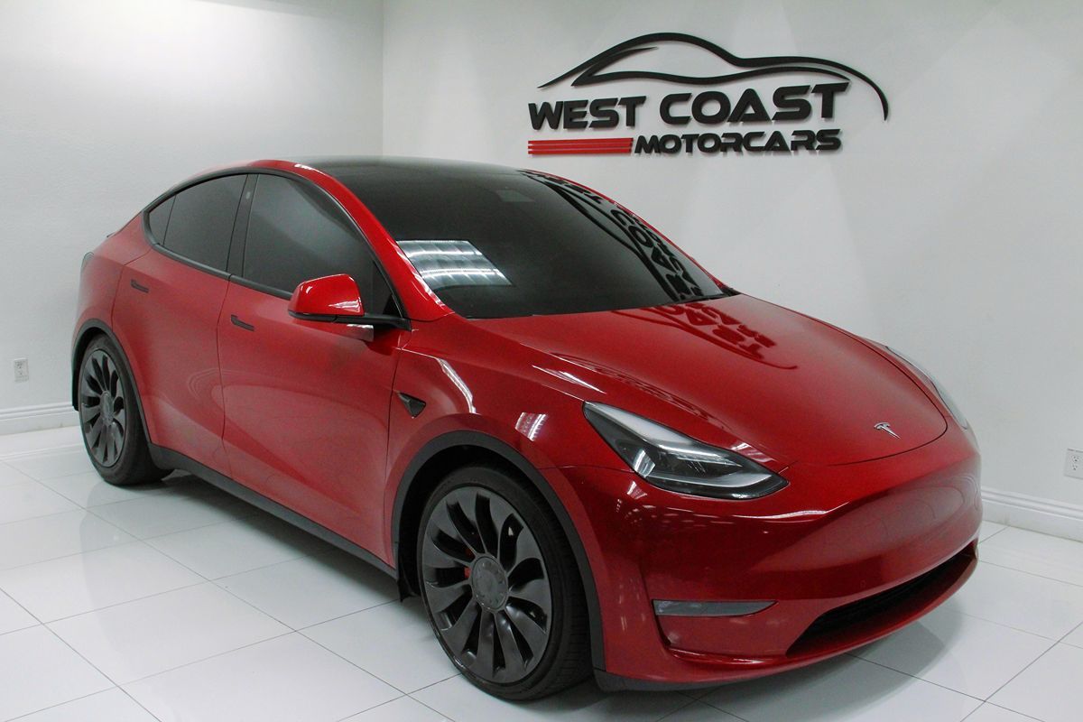 2022 Tesla Model Y Performance ~ FULL SELF-DRIVING CAPABILITY WHITE PREMIUM INTERIOR~ TRACK MODE! ~ 1 OWNER!