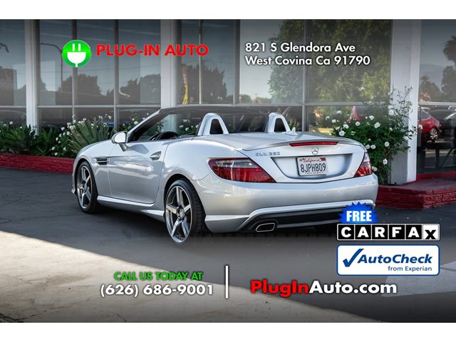 Silver 2015 Mercedes-Benz SLK Convertible Rear-Wheel Drive Automatic