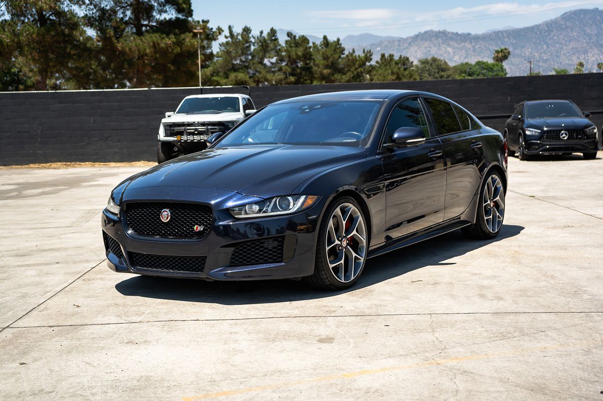 Blue 2018 Jaguar XE Sedan Rear-Wheel Drive Automatic