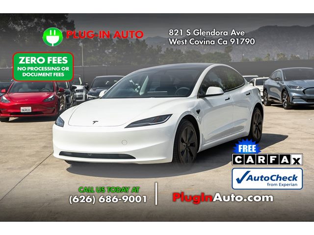Pearl White Multi-Coat 2026 Tesla Model 3 Sedan Automatic