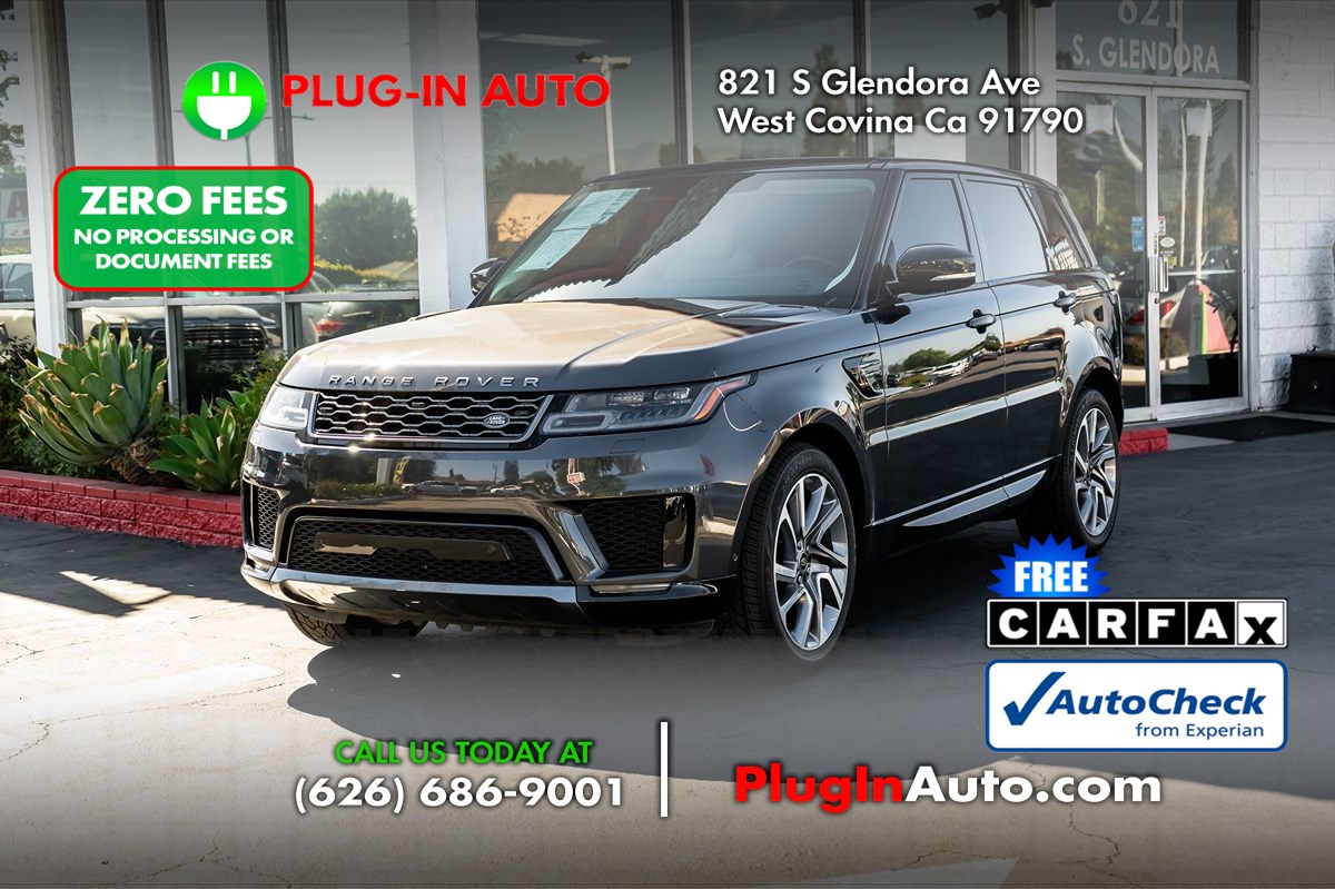 Gray 2022 Land Rover Range Rover Sport Pickup Truck All-Wheel Drive Automatic