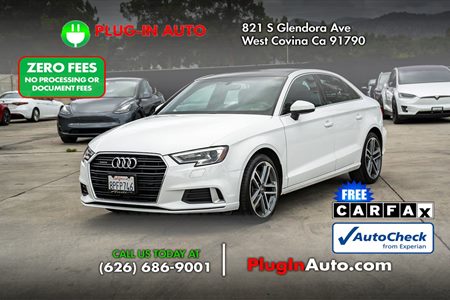 2019 Audi A3 Sedan Premium