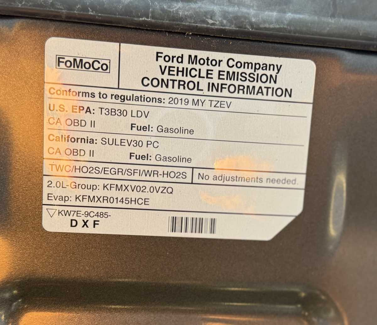 2019 Ford Fusion Titanium Plug-In Hybrid photo 20