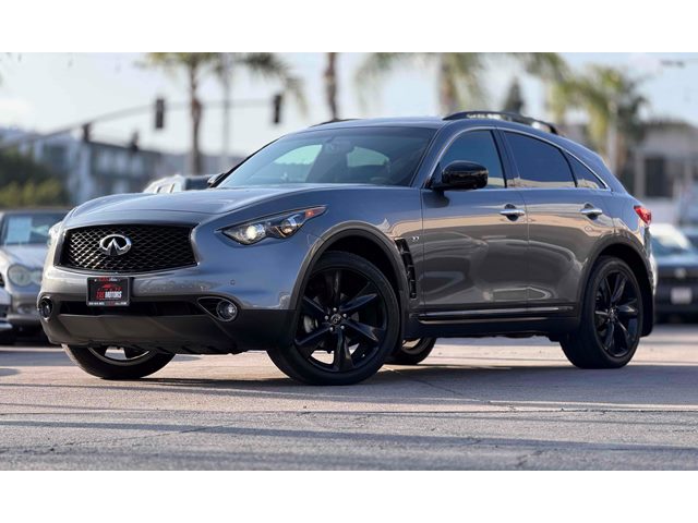 Gray 2017 INFINITI QX70 RWD SUV / Crossover Rear-Wheel Drive Automatic