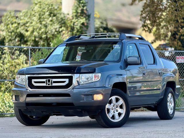 Polished Metal Metallic 2011 Honda Ridgeline Pickup Truck Four-Wheel Drive Automatic