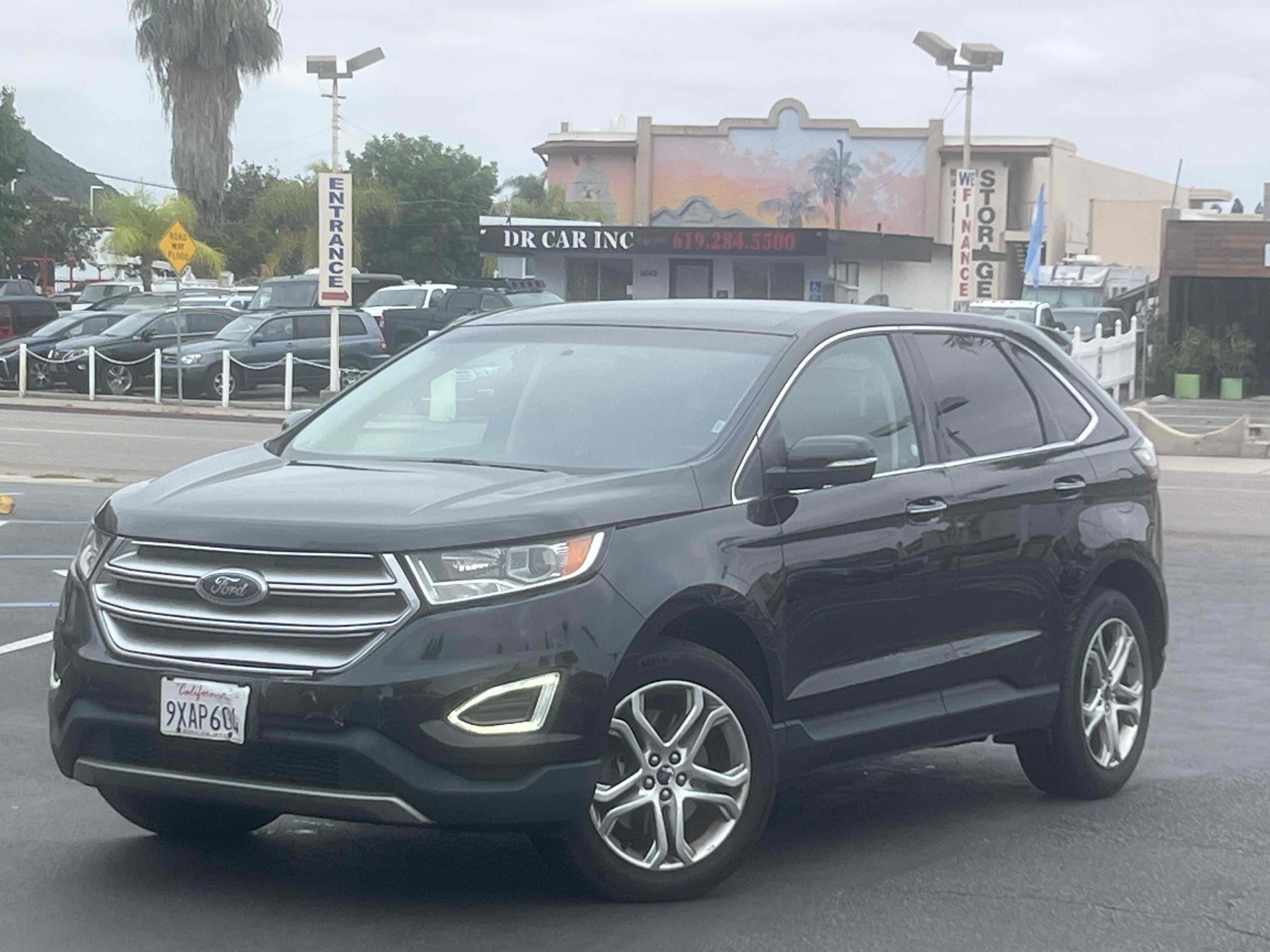 Tuxedo Black Metallic 2015 Ford Edge SUV / Crossover All-Wheel Drive Automatic