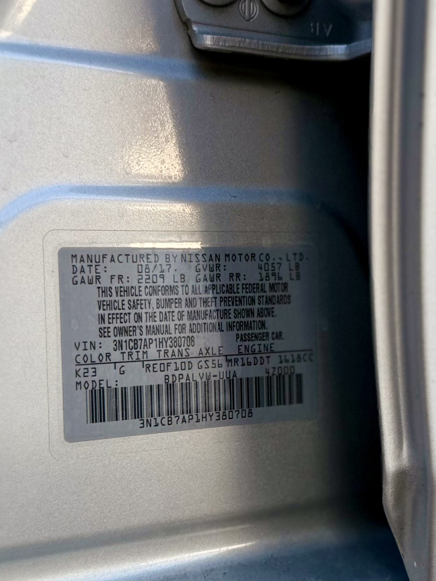 Photo 30 of this Nissan Sentra