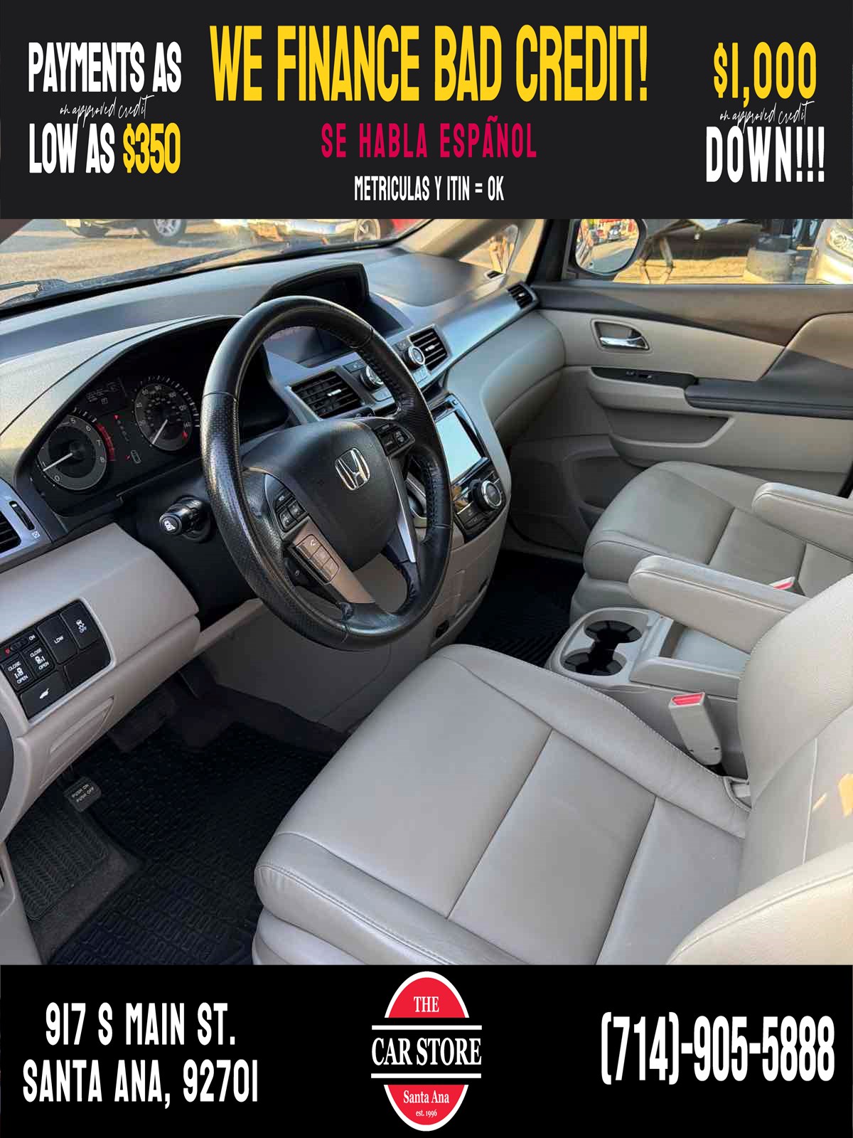 2014 Honda Odyssey EX-L - Photo 8