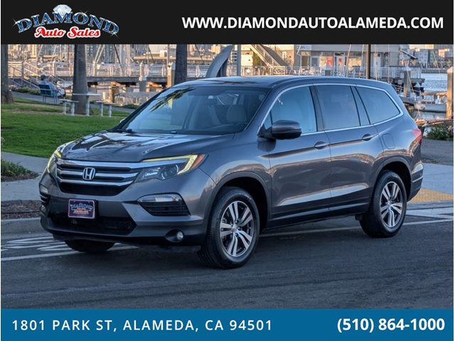 Gray (Modern Steel Metallic) 2017 Honda Pilot EX SUV / Crossover Front-Wheel Drive Automatic