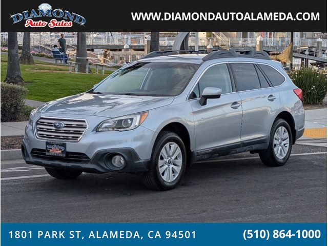 Ice Silver Metallic 2016 Subaru Outback 2.5i Premium Wagon All-Wheel Drive Automatic