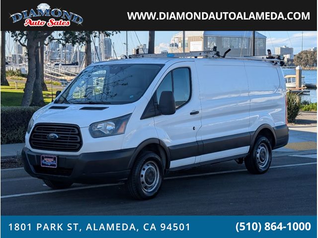 Oxford White 2017 Ford Transit Cargo 250 3dr SWB Low Roof Cargo Van with Sliding Passenger Side Door Van Rear-Wheel Drive Automatic