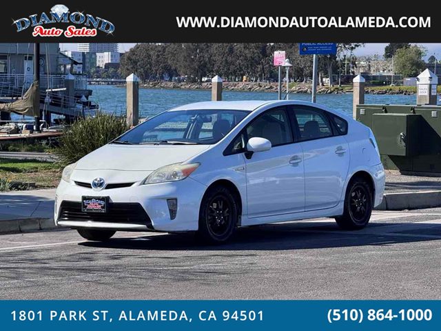 White (Blizzard Pearl) 2012 Toyota Prius Three Hatchback Front-Wheel Drive Automatic