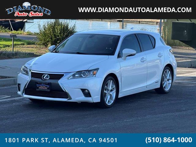 Eminent White Pearl 2017 Lexus CT Hybrid 200h FWD Wagon Front-Wheel Drive Automatic
