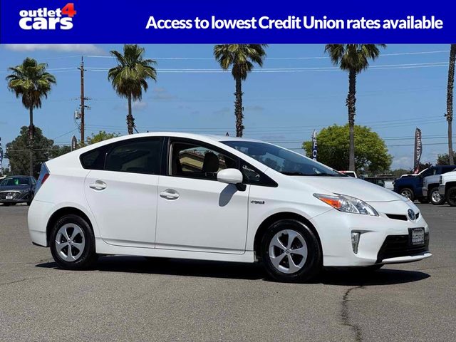 White (Blizzard Pearl) 2013 Toyota Prius Four Hatchback Front-Wheel Drive Automatic