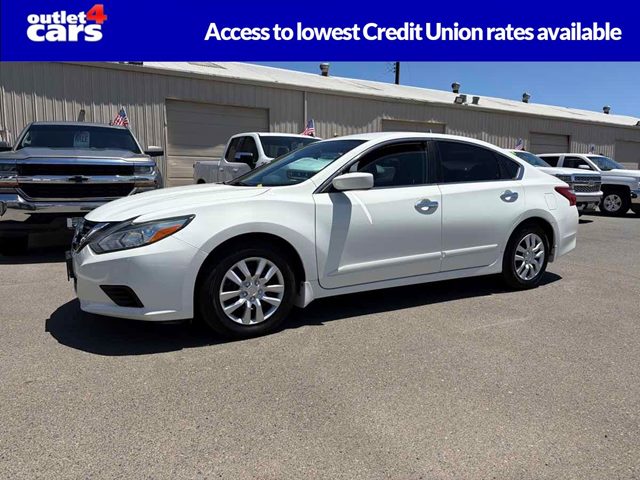 Glacier White 2016 Nissan Altima Sedan Front-Wheel Drive Automatic