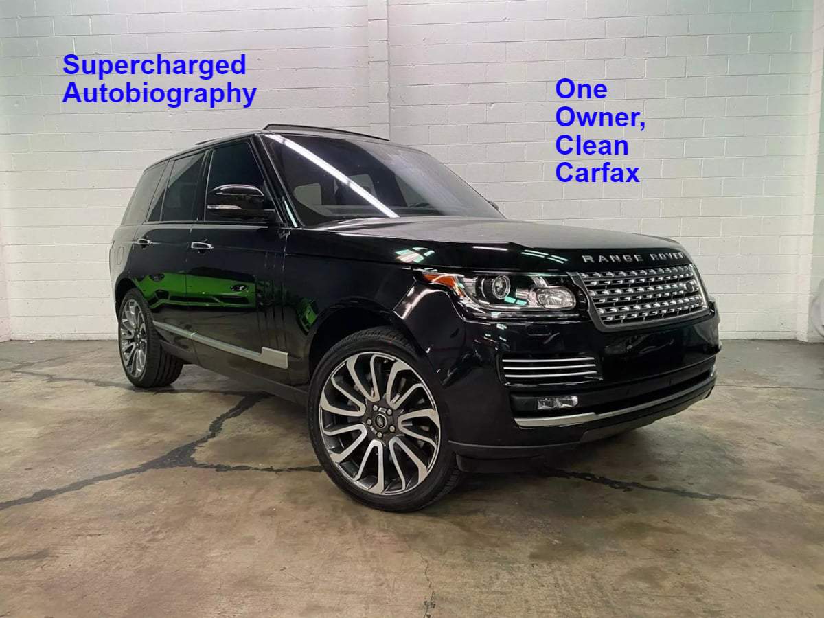 2016 Land Rover Range Rover Supercharged Autobiography