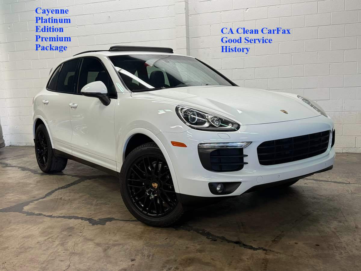 2018 Porsche Cayenne Platinum Edition