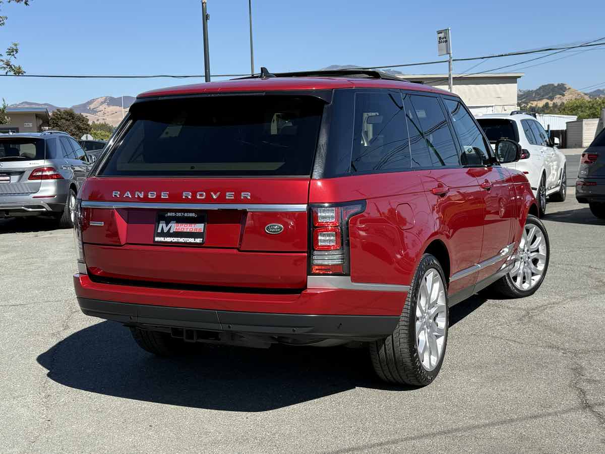 2015 Land Rover Range Rover SuperCharged photo 8