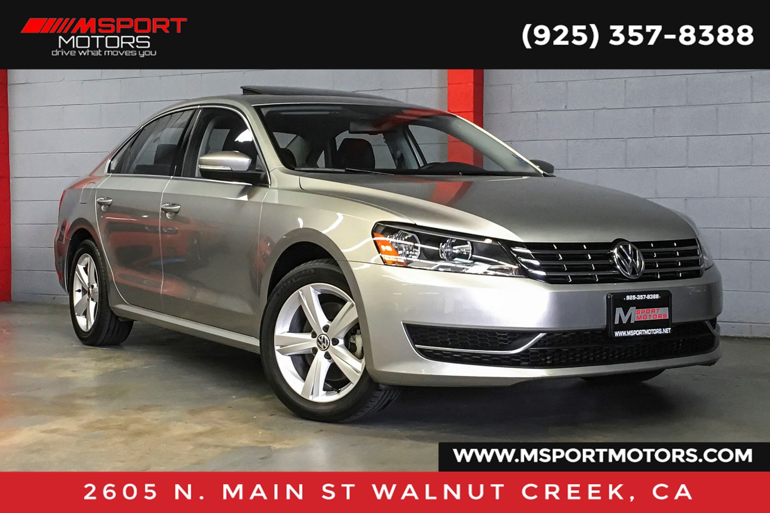 Sold 2013 Volkswagen Passat TDI SE w/Sunroof in Walnut Creek
