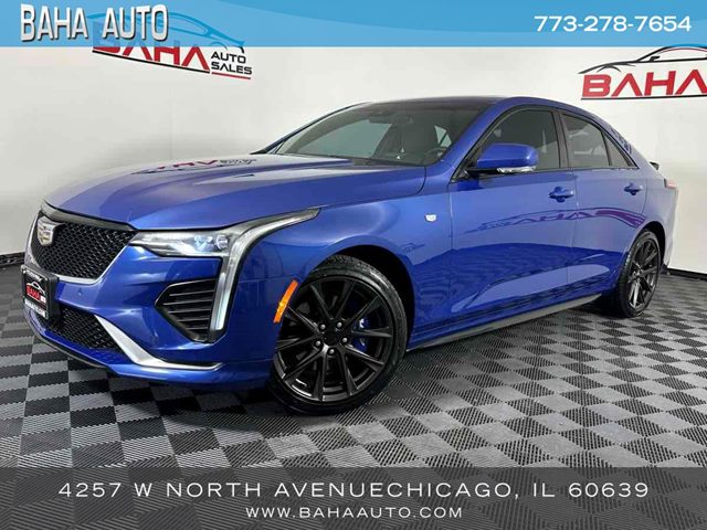 Wave Metallic 2023 Cadillac CT4 Sport AWD Sedan All-Wheel Drive Automatic