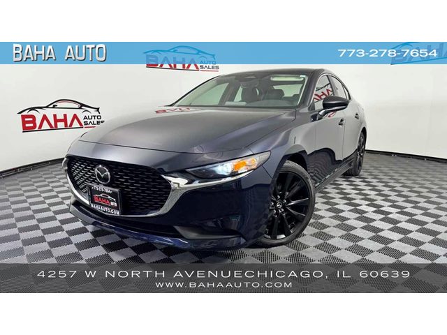 Deep Crystal Blue Mica 2025 Mazda MAZDA3 2.5 S Select Sport FWD Sedan Front-Wheel Drive Automatic