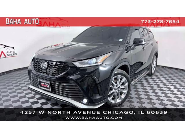 Midnight Black Metallic 2025 Toyota Highlander SUV / Crossover All-Wheel Drive Automatic