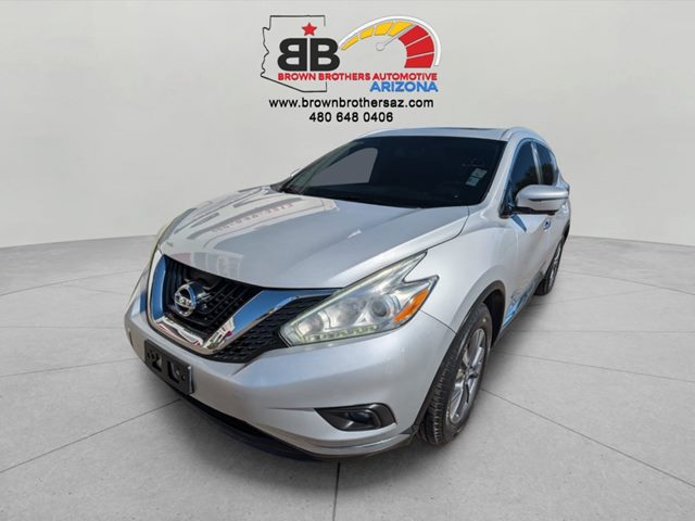 Brilliant Silver Metallic 2016 Nissan Murano Hybrid SL AWD SUV / Crossover All-Wheel Drive Automatic