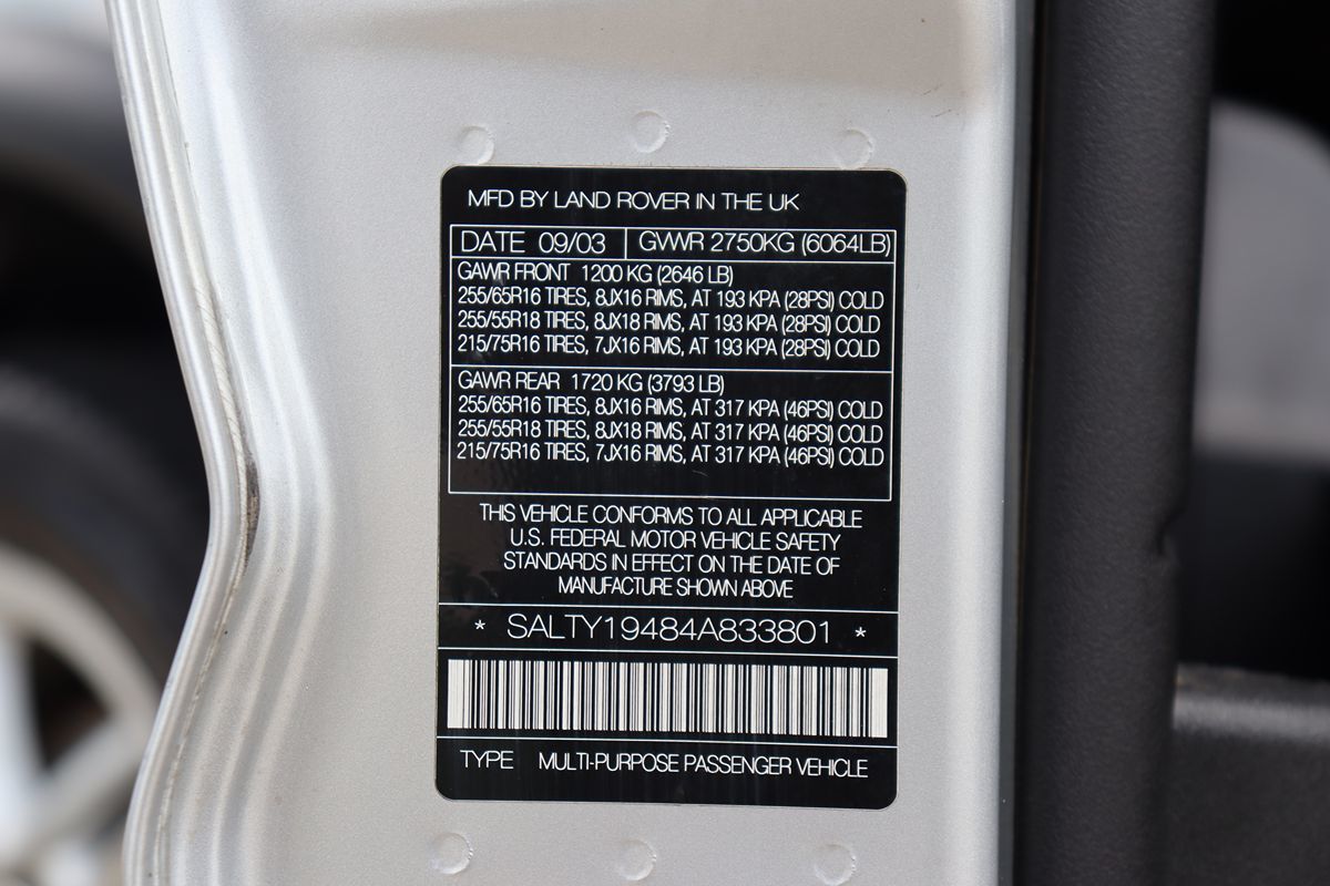 2004 Land Rover Discovery SE photo 46