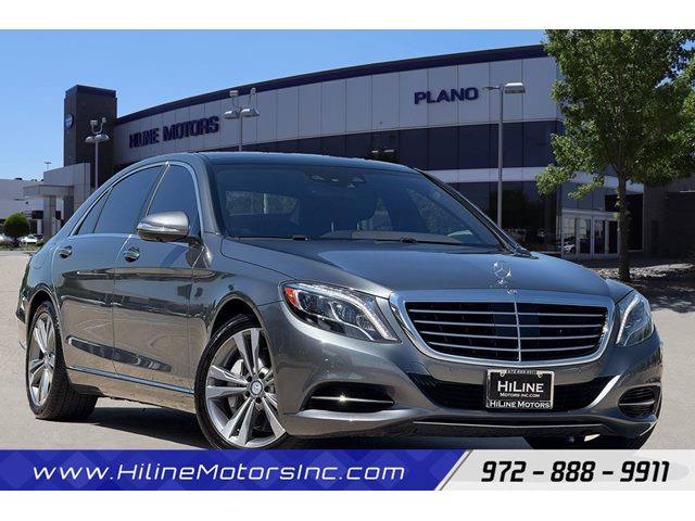 Gray (Selenite Grey Metallic) 2016 Mercedes-Benz S-Class S 550 Sedan Rear-Wheel Drive Automatic