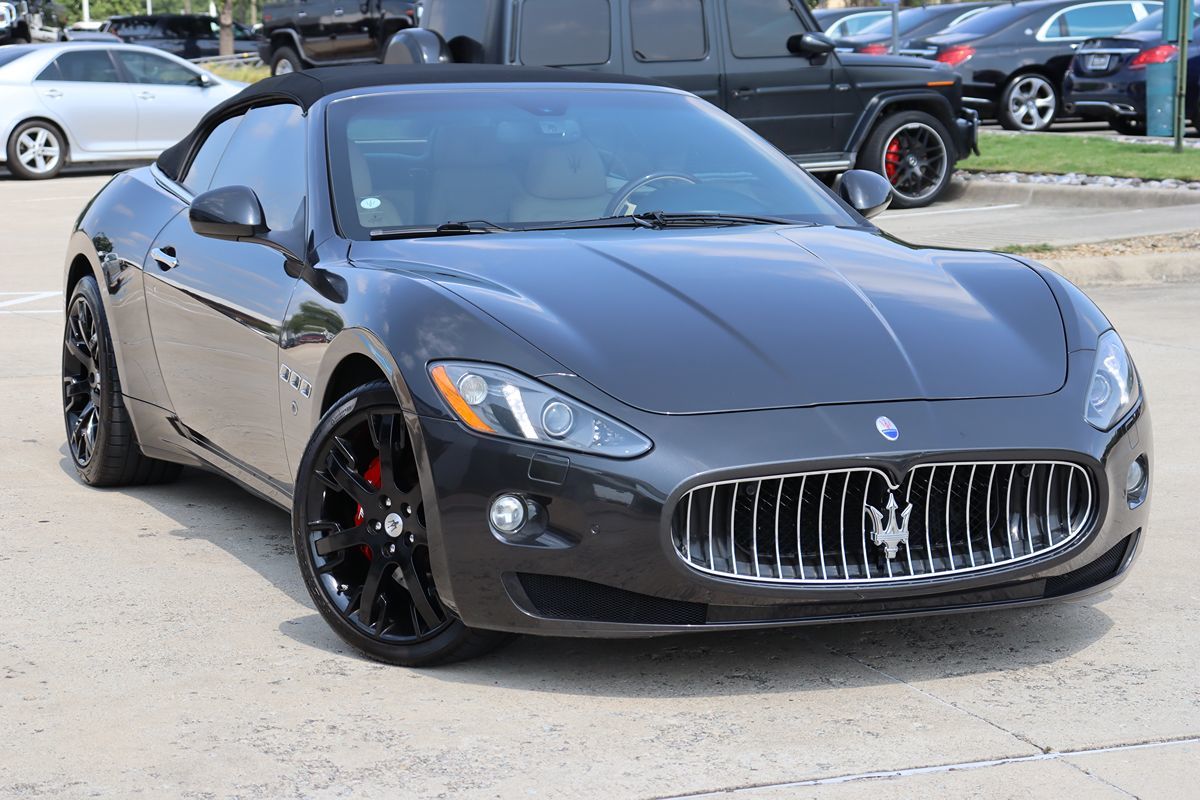 Grigio Alfieri Metallic 2015 Maserati GranTurismo Convertible Rear-Wheel Drive Automatic