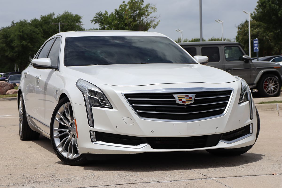 Crystal White Tricoat 2018 Cadillac CT6 Sedan All-Wheel Drive Automatic