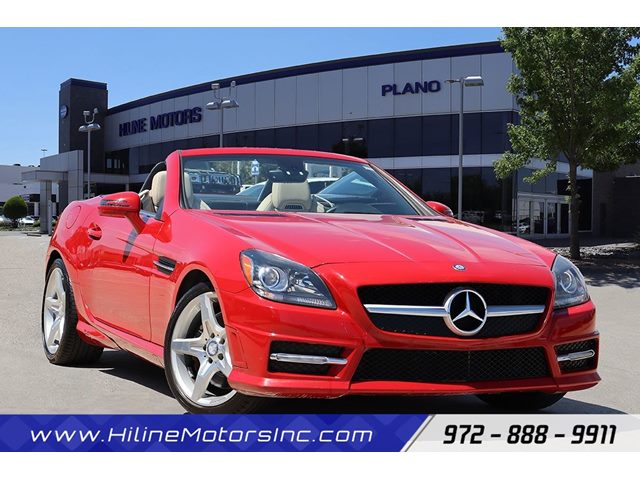 Mars Red 2012 Mercedes-Benz SLK Convertible Rear-Wheel Drive Automatic