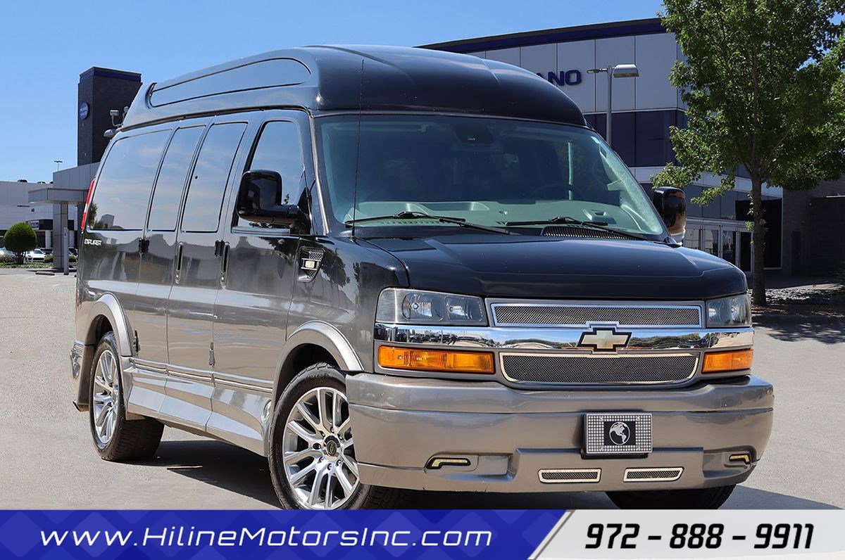 Black 2021 Chevrolet Express Cargo Van Rear-Wheel Drive Automatic