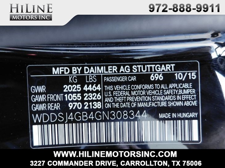 Sold 2016 Mercedes-Benz CLA 250 4MATIC Coupe in Plano