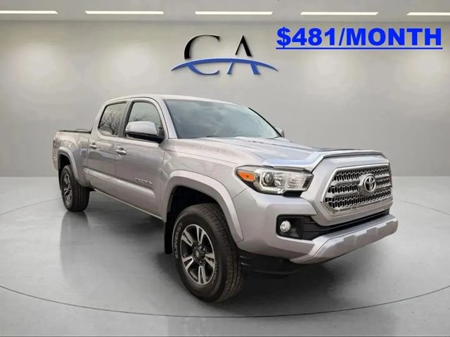 Silver Sky Metallic 2017 Toyota Tacoma TRD Sport V6 Double Cab LB 4WD Pickup Truck Four-Wheel Drive Automatic