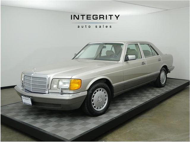 Brown (Tan) 1991 Mercedes-Benz 300-Class Sedan Rear-Wheel Drive Automatic