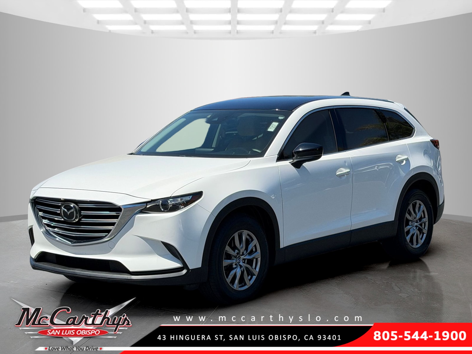 Snowflake White Pearl Mica 2019 Mazda CX-9 SUV / Crossover All-Wheel Drive Automatic