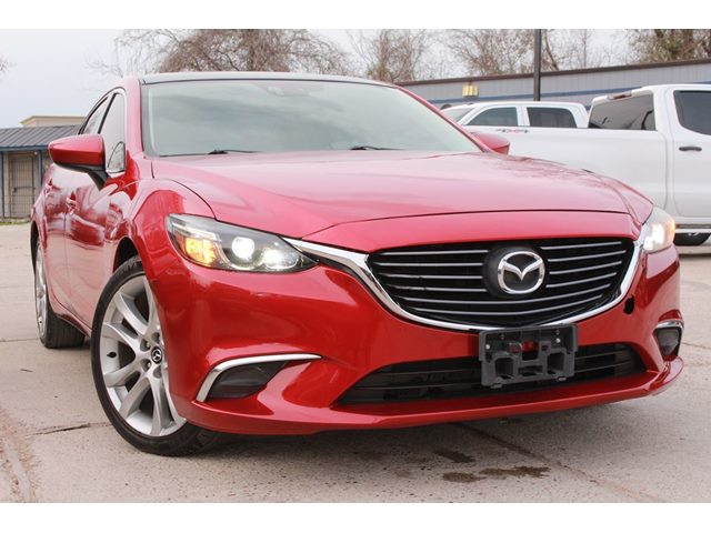 Soul Red Metallic 2016 Mazda MAZDA6 i Touring Sedan Front-Wheel Drive Automatic
