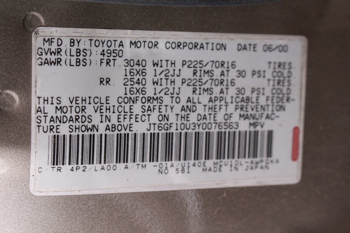 2000 Lexus RX 300 - Photo 62