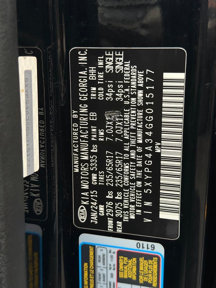 2016 Kia Sorento LX photo 30