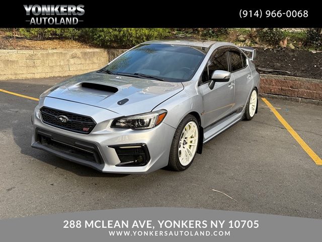 Ice Silver Metallic 2018 Subaru WRX STI Limited AWD with Wing Spoiler Sedan All-Wheel Drive Manual