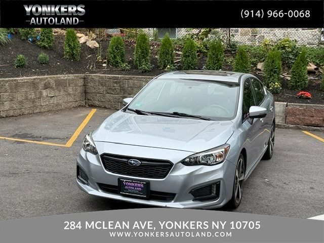 Ice Silver Metallic 2017 Subaru Impreza Sedan All-Wheel Drive Automatic