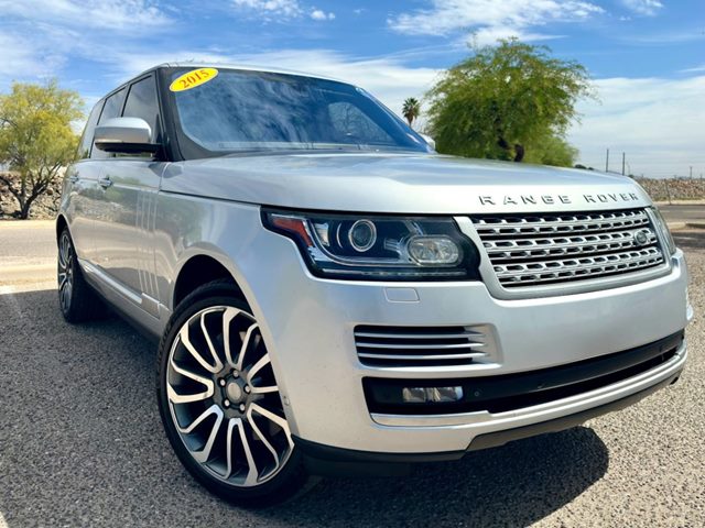 Indus Silver Metallic 2015 Land Rover Range Rover V8 Supercharged 4WD SUV / Crossover Four-Wheel Drive Automatic